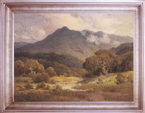framed  Percy Gray Mt Tamalpais from the North (mk42), Ta136